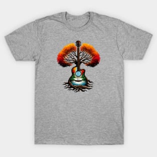 Hippie Acoustic Guitar T-Shirt